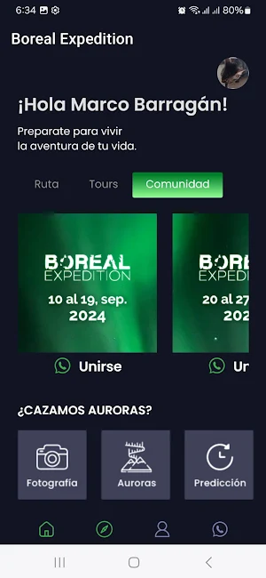 Boreal Expedition App Screenshot 2