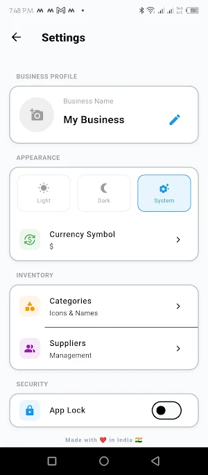 Inventa - An inventory manager Screenshot 1