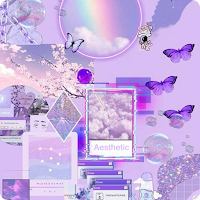 Purple aesthic wallpaper