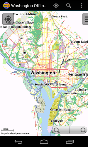 Washington Offline City Map Screenshot 0