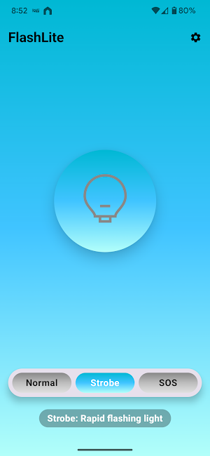 FlashLite: Flashlight & Strobe Screenshot 3