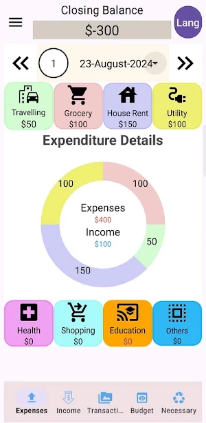 Budget Income Expense Tracker Screenshot 0