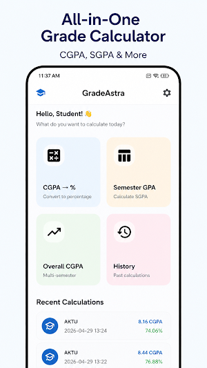 CGPA & GPA Calculator Screenshot 0