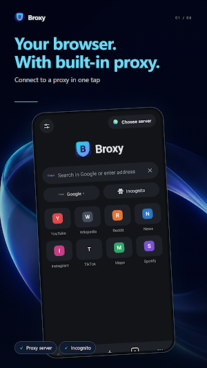 Broxy - Private Browser Screenshot 1