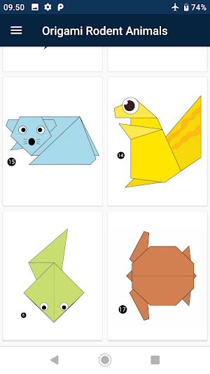 Origami Rodent Animals 2022 Screenshot 1