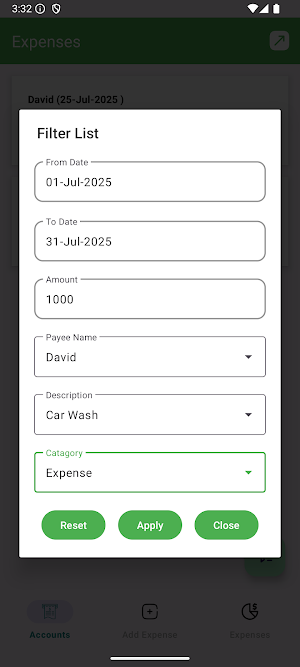 Account Book Screenshot 3
