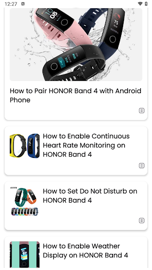 Honor Band 4 App Hint Screenshot 2