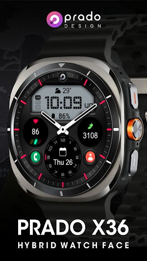 PRADO X36 Hybrid Watch face Screenshot 0