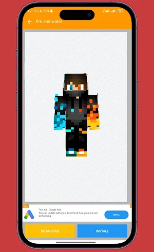 Gamer Skin for Minecraft PE Screenshot 0