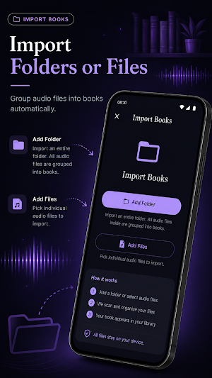 Audia offline audiobook player Screenshot 3
