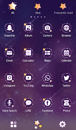 Meteor Shower Theme +HOME Screenshot 2