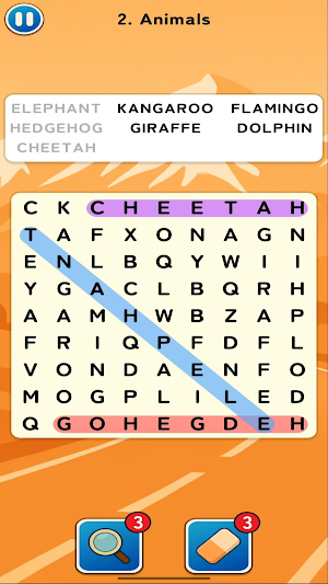 Word Search Puzzle Screenshot 1