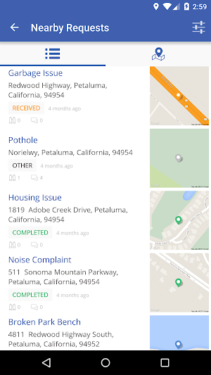 engagEPetaluma Screenshot 2
