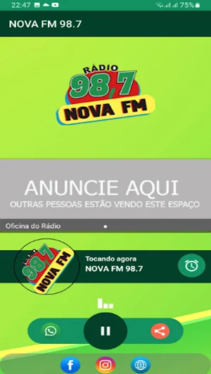 NOVA FM 98.7 Screenshot 1