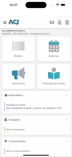 ACJ Condomínios Screenshot 2