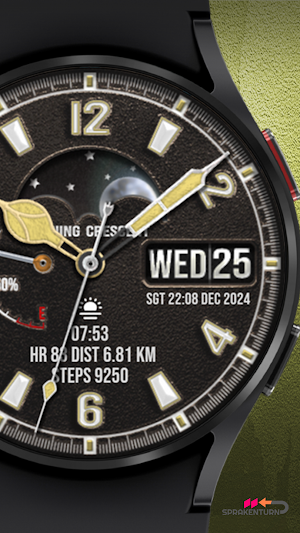 SPRAK 925 Ag Moon Watch Face Screenshot 3