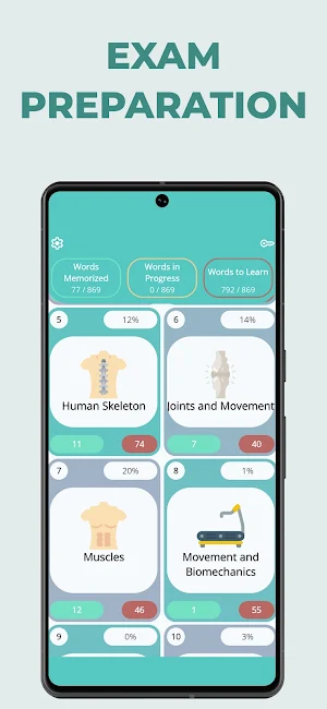 English & Physiotherapy: Terms Screenshot 2