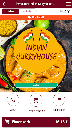 Indian Curryhouse Paderborn Screenshot 0