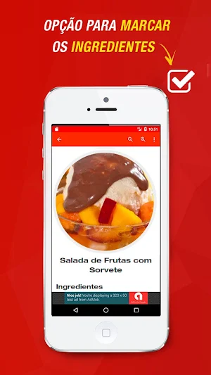 Receitas de Saladas de Frutas Screenshot 0