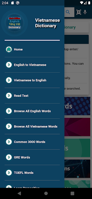 English Vietnamese Dictionary Screenshot 2