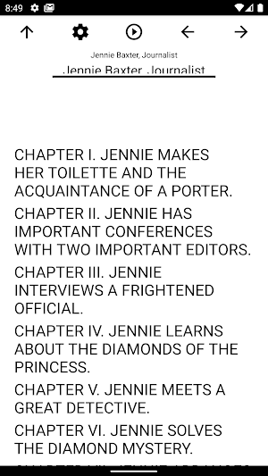 Book, Jennie Baxter, Journalis Screenshot 0