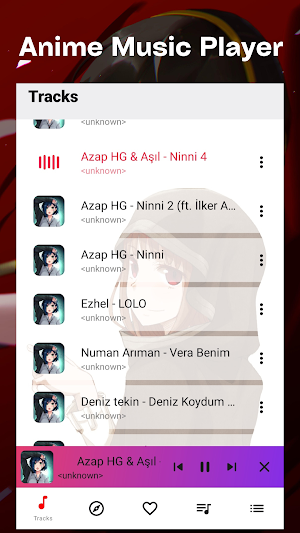 Anime Music Player Screenshot 0