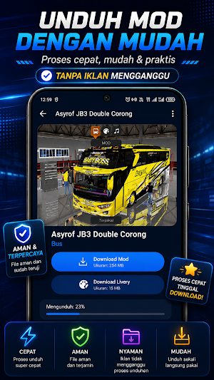 MOD Bussid : Bus, Truk, Mobil Screenshot 2
