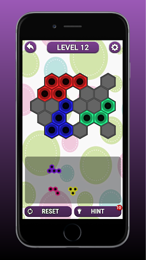 Dot Hexa Block Puzzle Game Screenshot 1