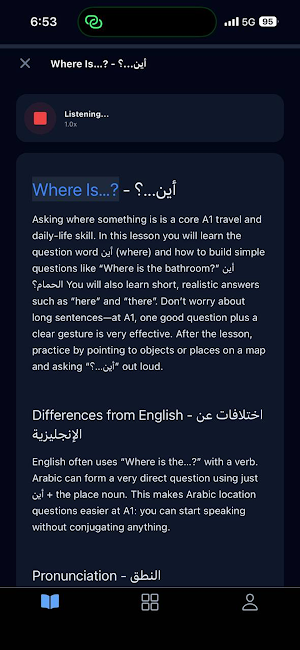 Learn Arabic offline Screenshot 0