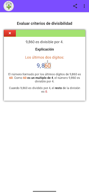 Criterios de Divisibilidad Screenshot 3