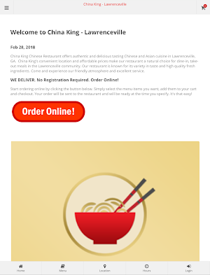 China King Lawrenceville Order Screenshot 3