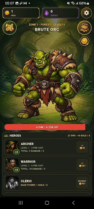 Gloopkin: Monster Clicker Screenshot 1