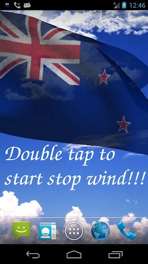 New Zealand Flag Live Wallpaper Screenshot 0