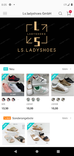 LS.ladyshoes Screenshot 1