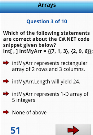 Programming Quiz Screenshot 2