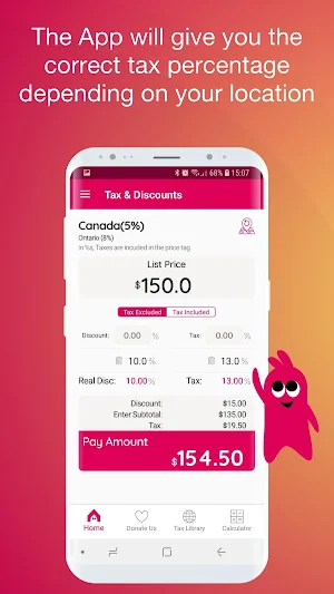 Sales Tax & Discounts Calculator Screenshot 2