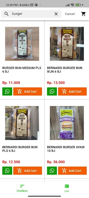 PudinaMart Screenshot 2