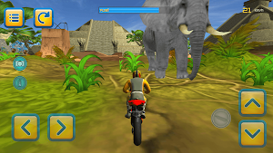 Jungle Motorbike Jumping 3D Screenshot 1