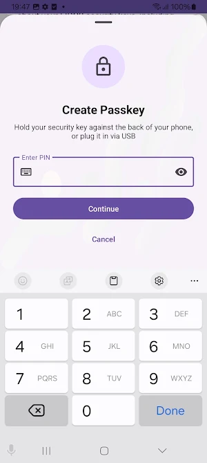 Authnkey - FIDO Bridge Screenshot 2