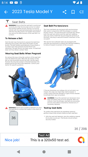 Tesla Car Owner's Manual Screenshot 3