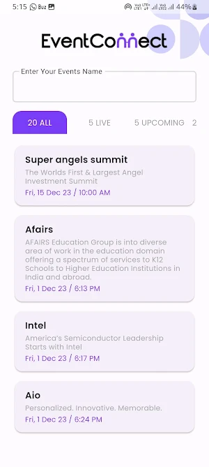 EventConnect Screenshot 3