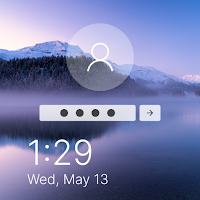 Win 11 Style lock screen