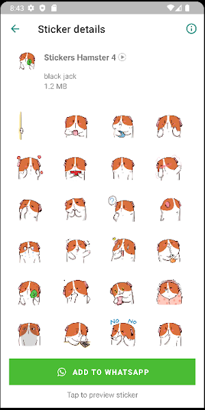 Stickers de Hamster Screenshot 3