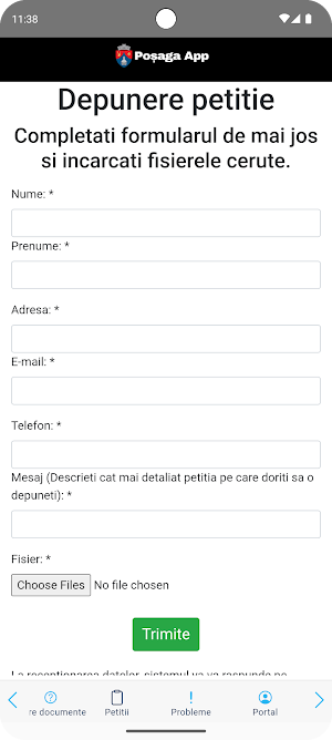 Comuna Posaga App Screenshot 2