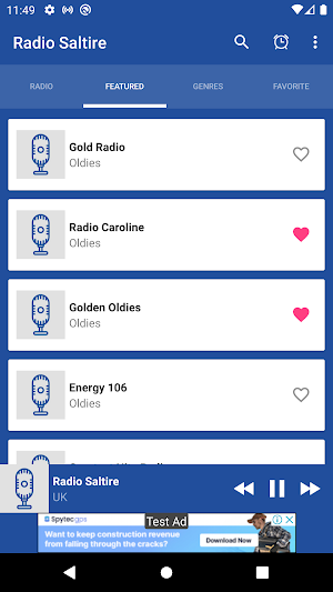 Radio Saltire App UK Screenshot 1