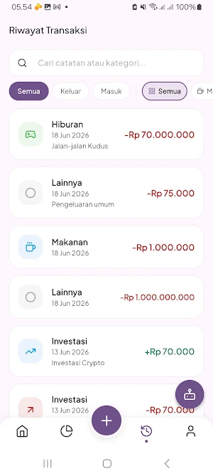 Uwangku: Catat Uang Pakai AI Screenshot 3