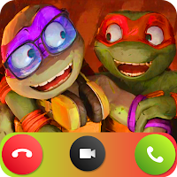 tmnt fake call video & chat