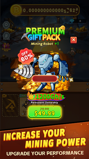 Bitcoin Miner - Gold Diggers Screenshot 2