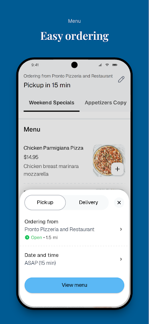 Pronto Pizzeria and Restaurant Screenshot 2
