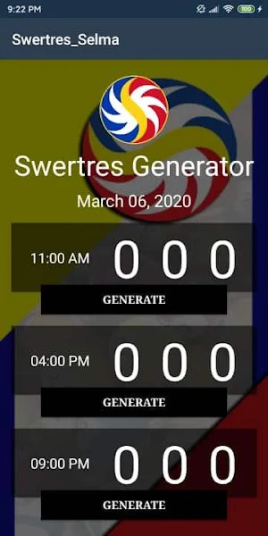 Swertres Generator (Selma) Screenshot 1